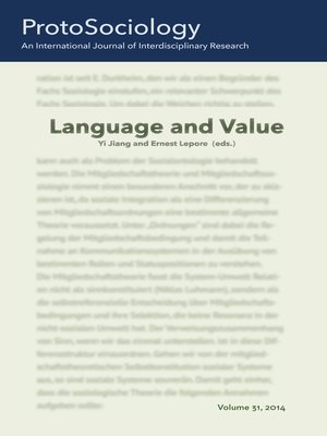 cover image of Language and Value